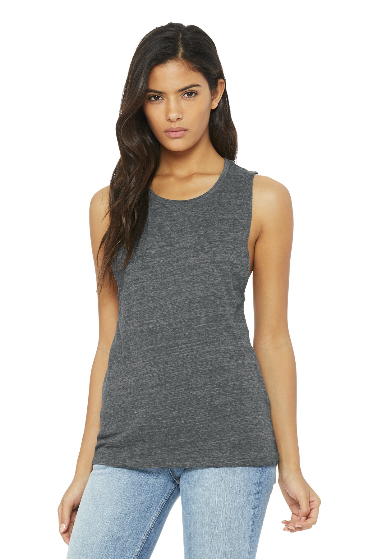 BELLA+CANVAS  Womens Flowy Scoop Muscle Tank. BC8803
