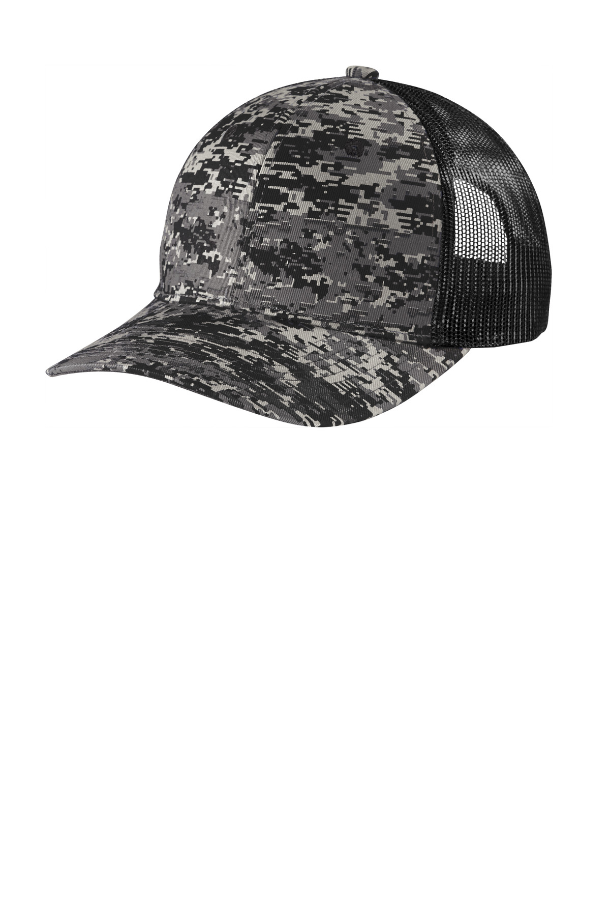 Port Authority  Digi Camo Snapback Trucker Cap C404