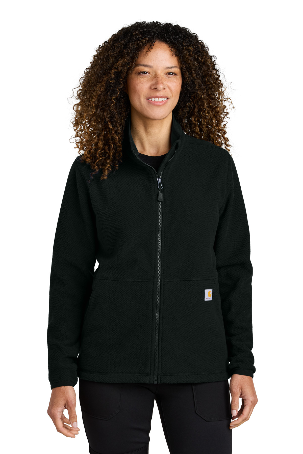 Carhartt Womens Textured Full-Zip Fleece Jacket CT106419