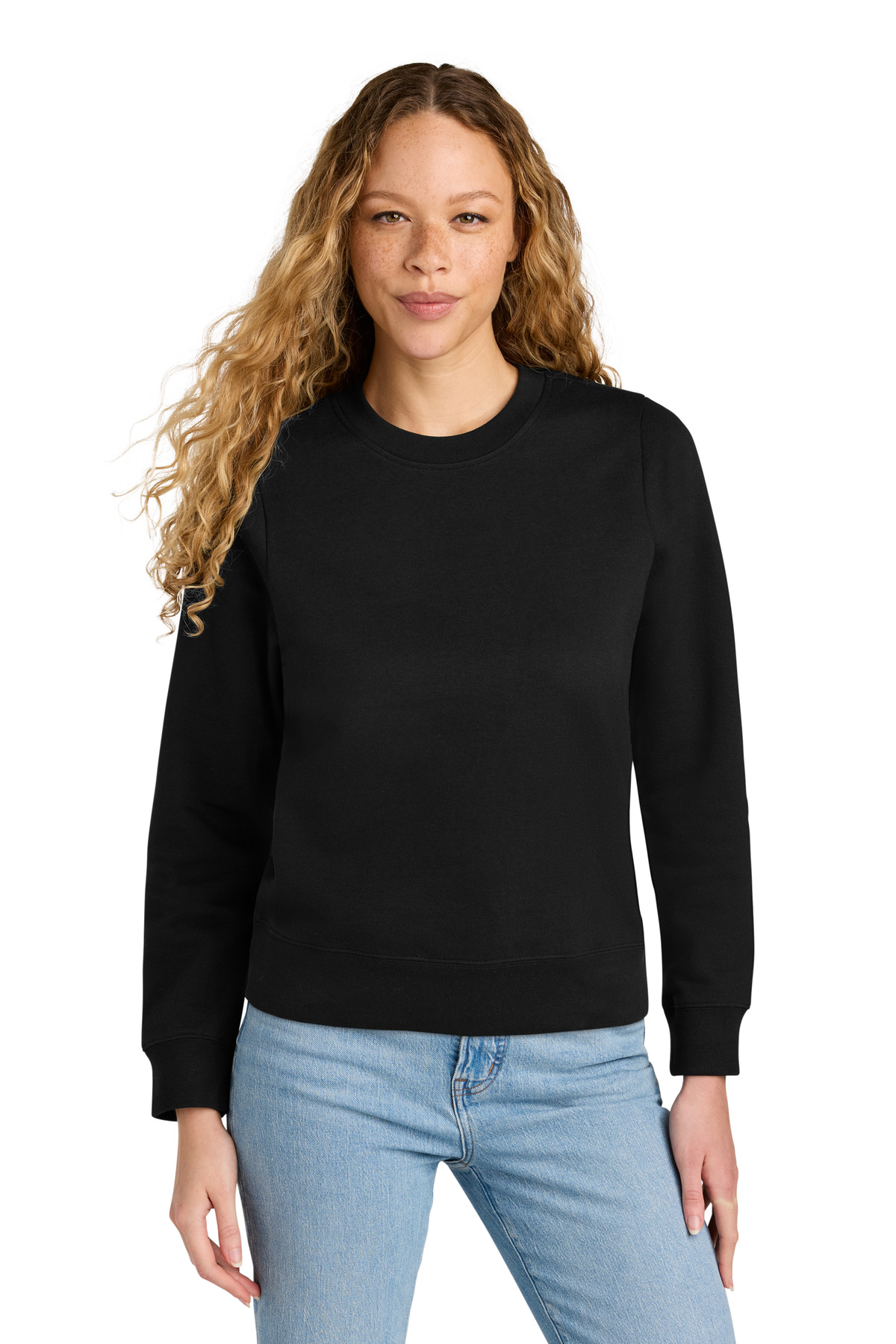 District Womens V.I.T. Fleece Crew DT6105