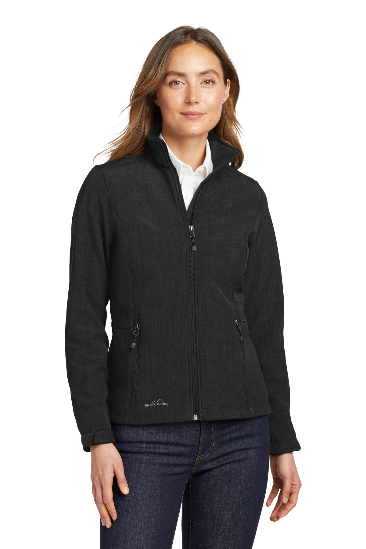 Eddie Bauer Womens Shaded Crosshatch Soft Shell Jacket. EB533