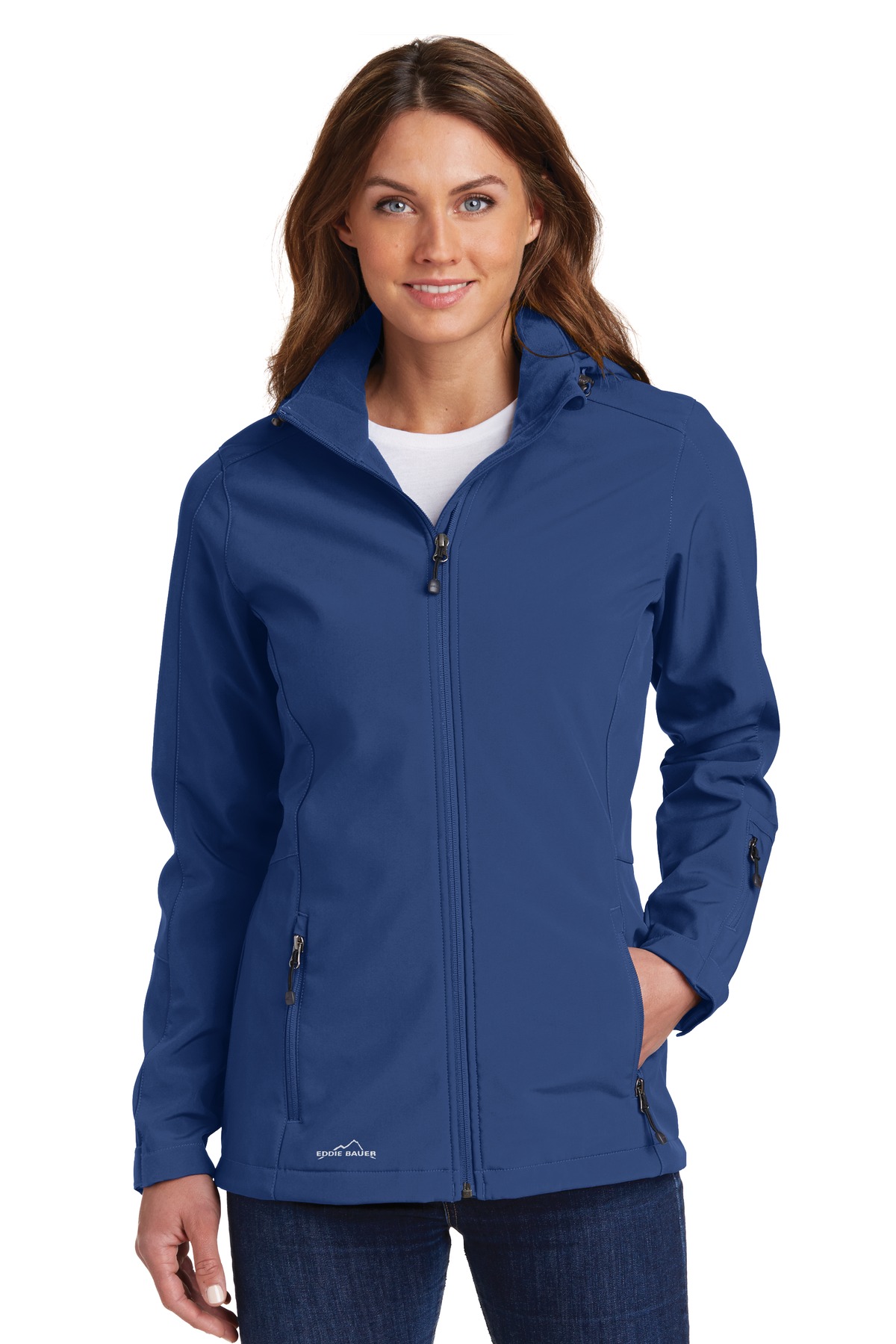Eddie Bauer Womens Hooded Soft Shell Parka. EB537