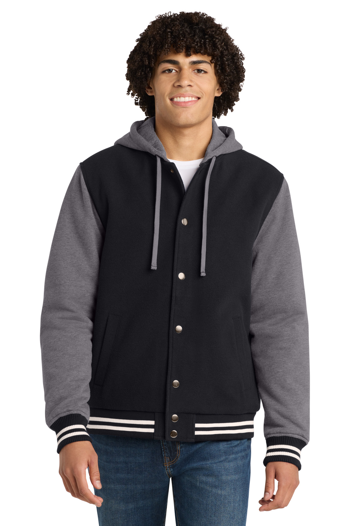 Sport-Tek Insulated Letterman Jacket. JST82