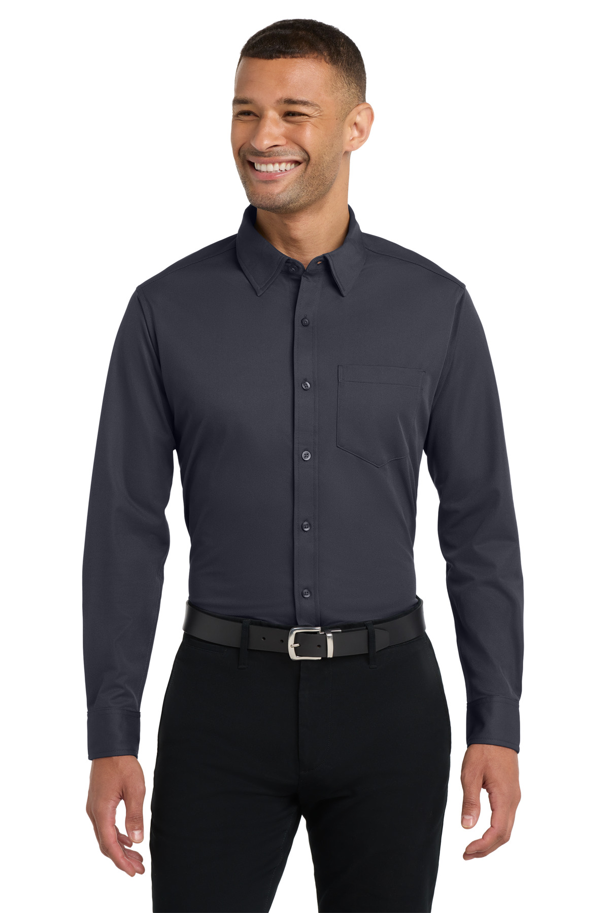 Port Authority Dimension Knit Dress Shirt. K570