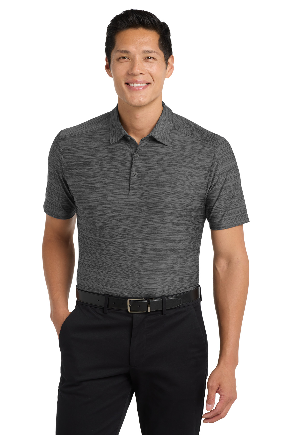 Port Authority  Stretch Heather Polo K583