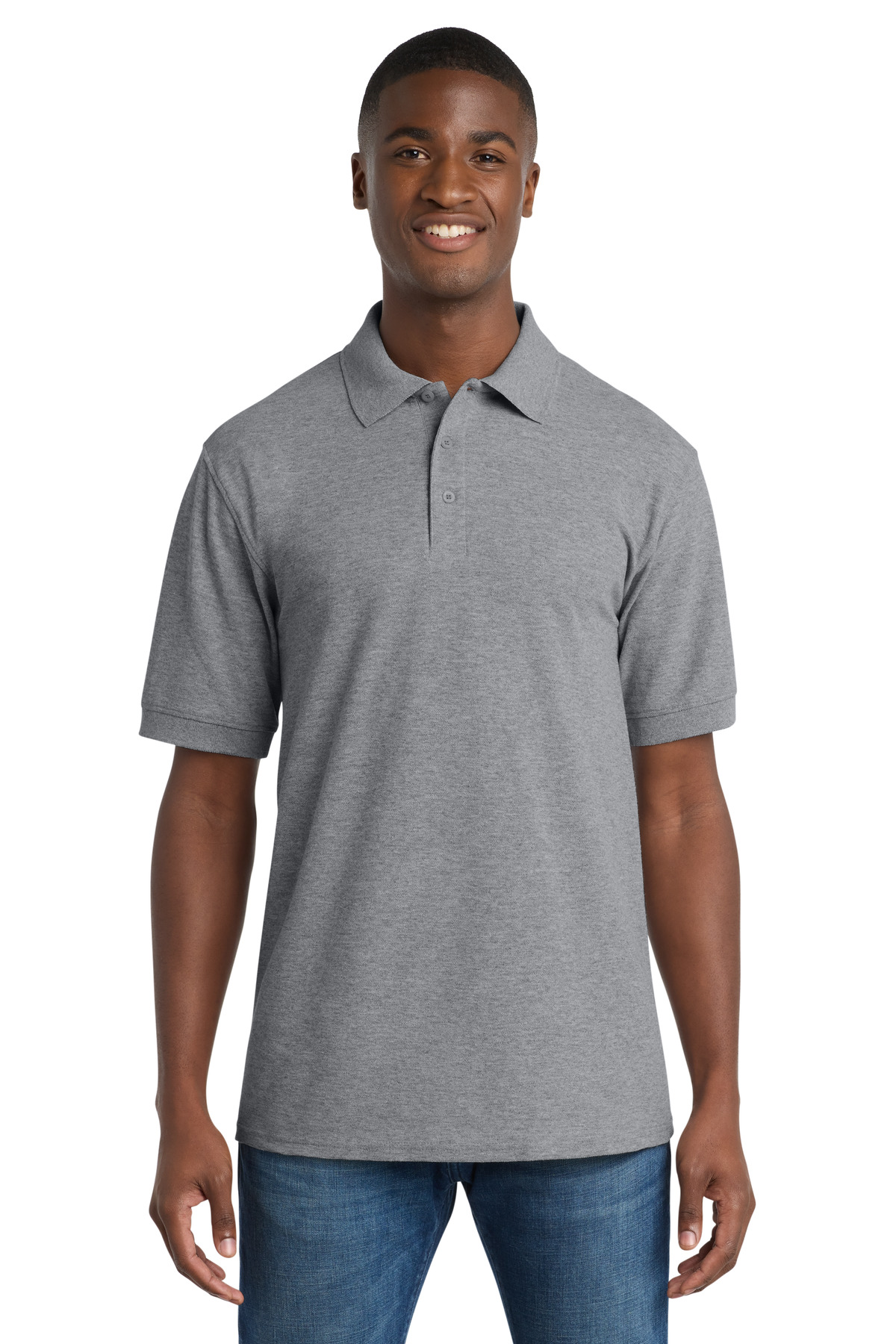 Port & Co Core Blend Pique Polo. KP155