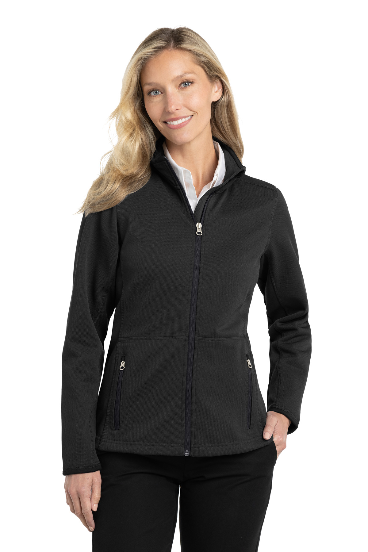 Port Authority Womens Pique Fleece Jacket. L222