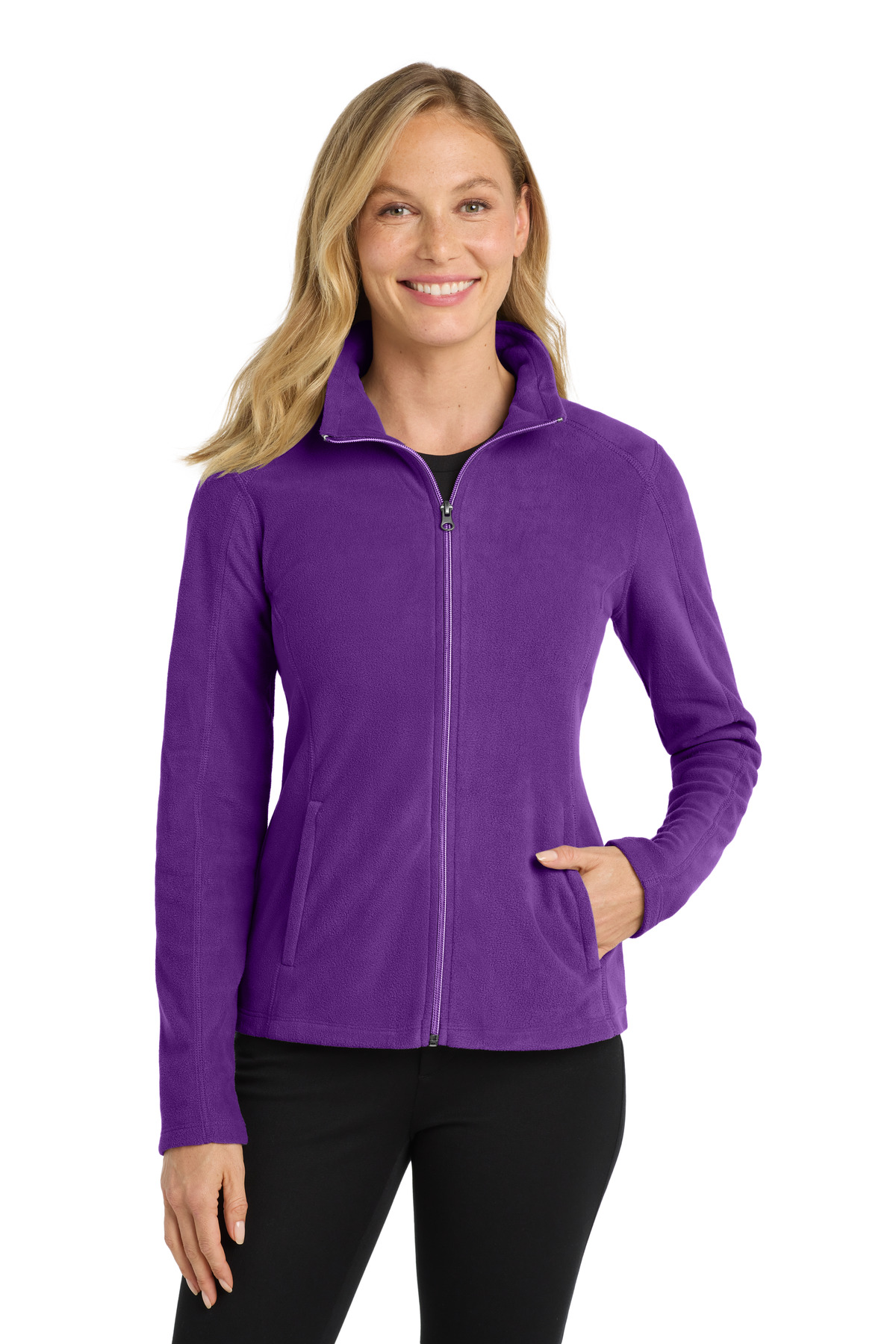 Port Authority Womens Microfleece Jacket. L223