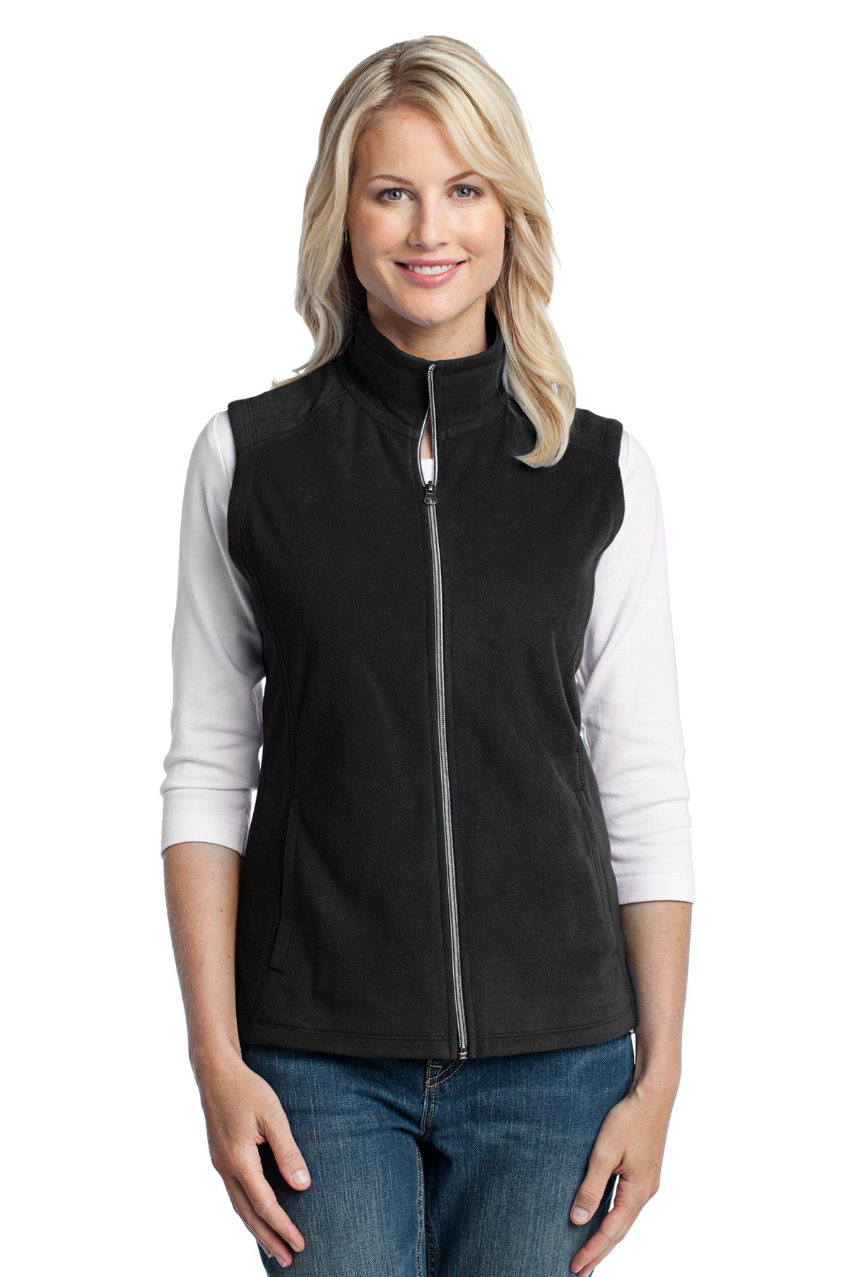Port Authority Womens Microfleece Vest. L226