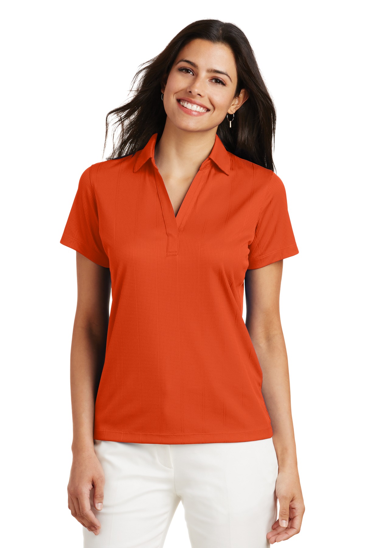 Port Authority Womens Performance Fine Jacquard Polo. L528