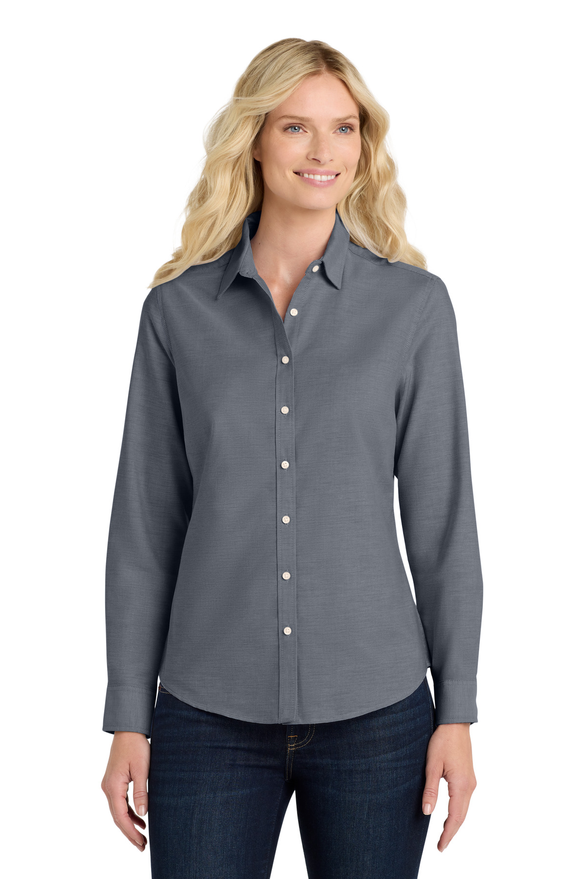 Port Authority Womens SuperPro Oxford Shirt. L658