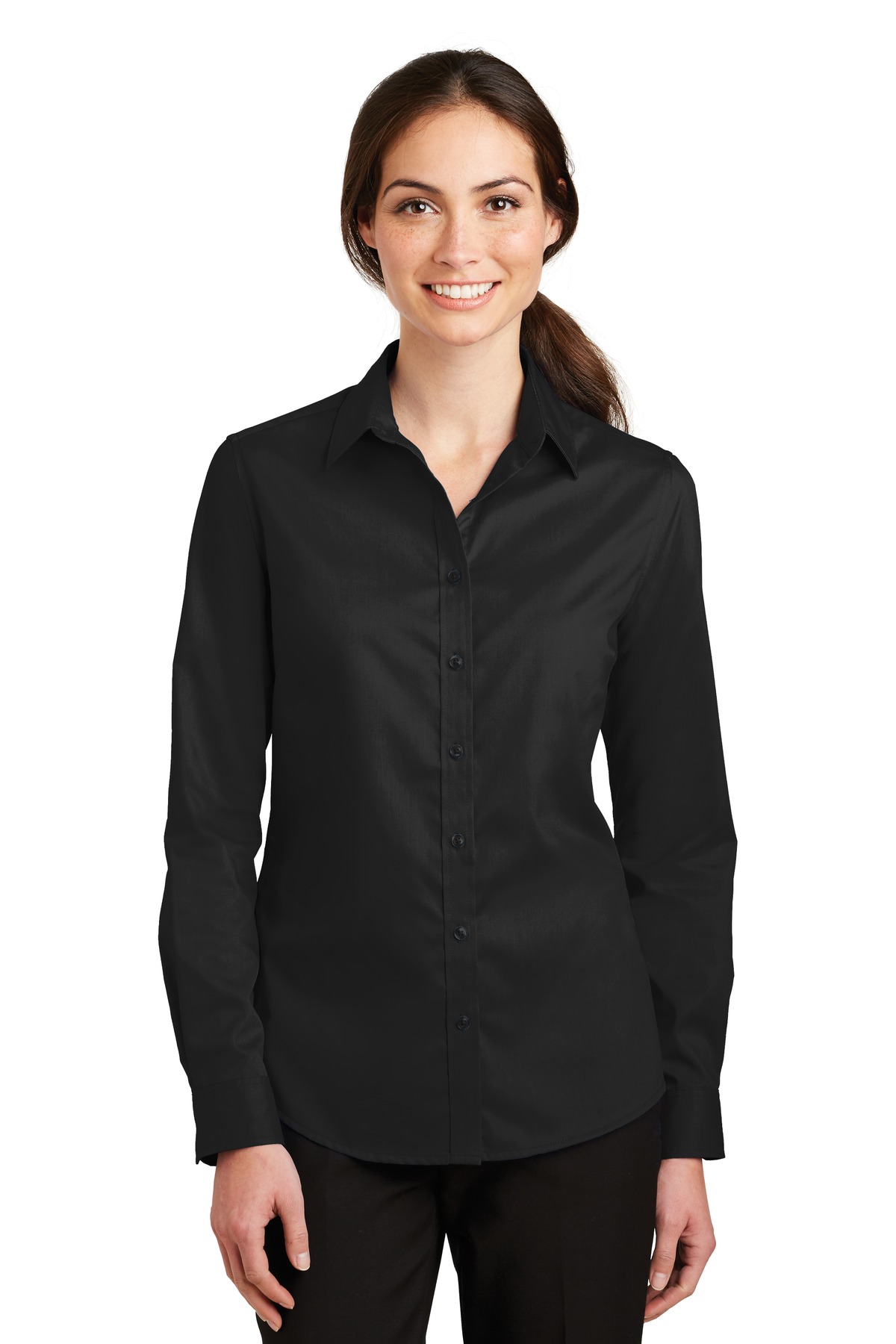 Port Authority Womens SuperPro Twill Shirt. L663