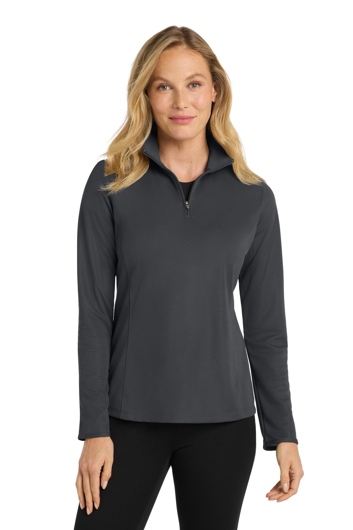 Port Authority Womens Pinpoint Mesh 1/2-Zip . L806