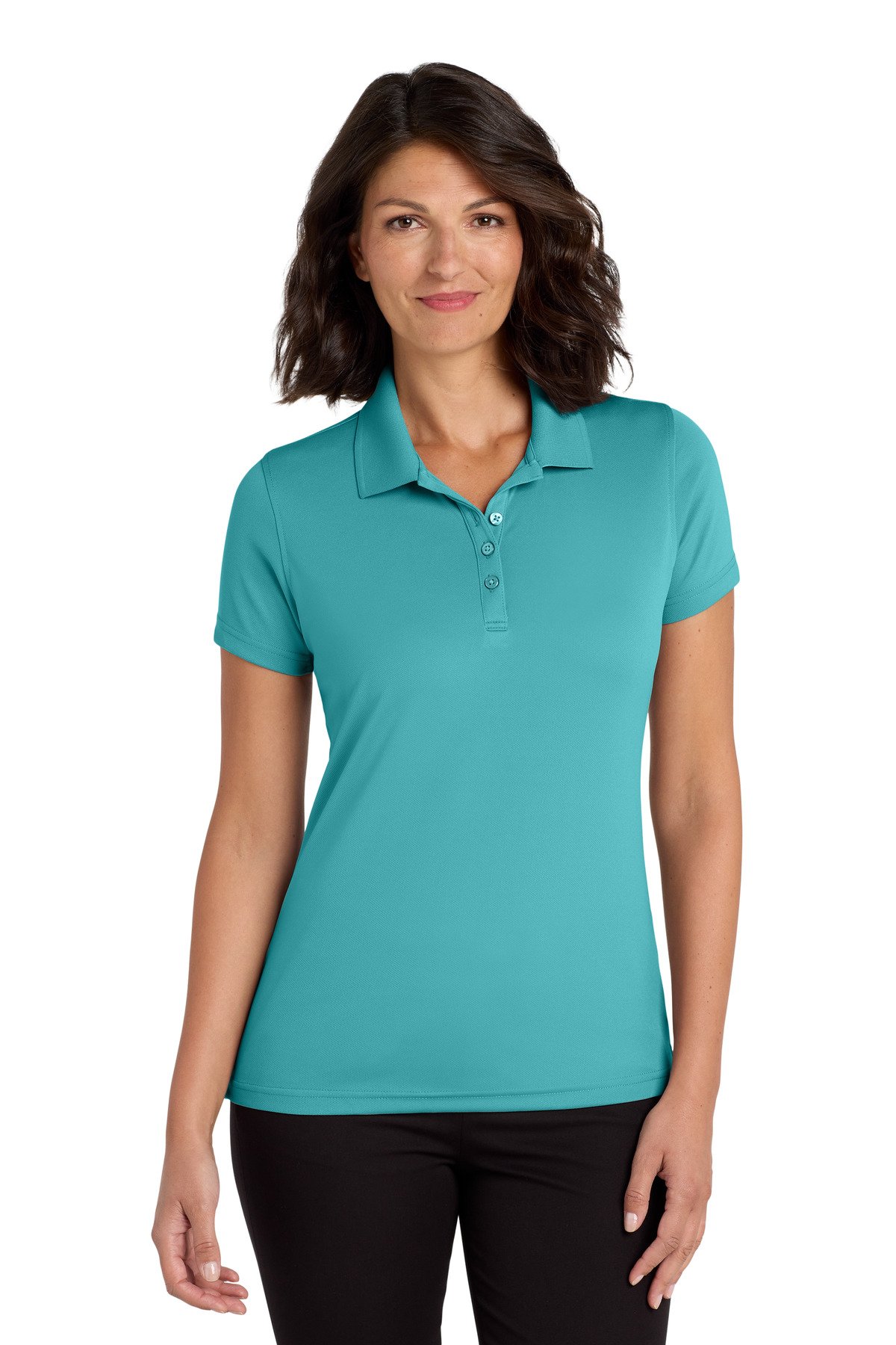 Port Authority Womens Dry Zone UV Micro-Mesh Polo. LK110