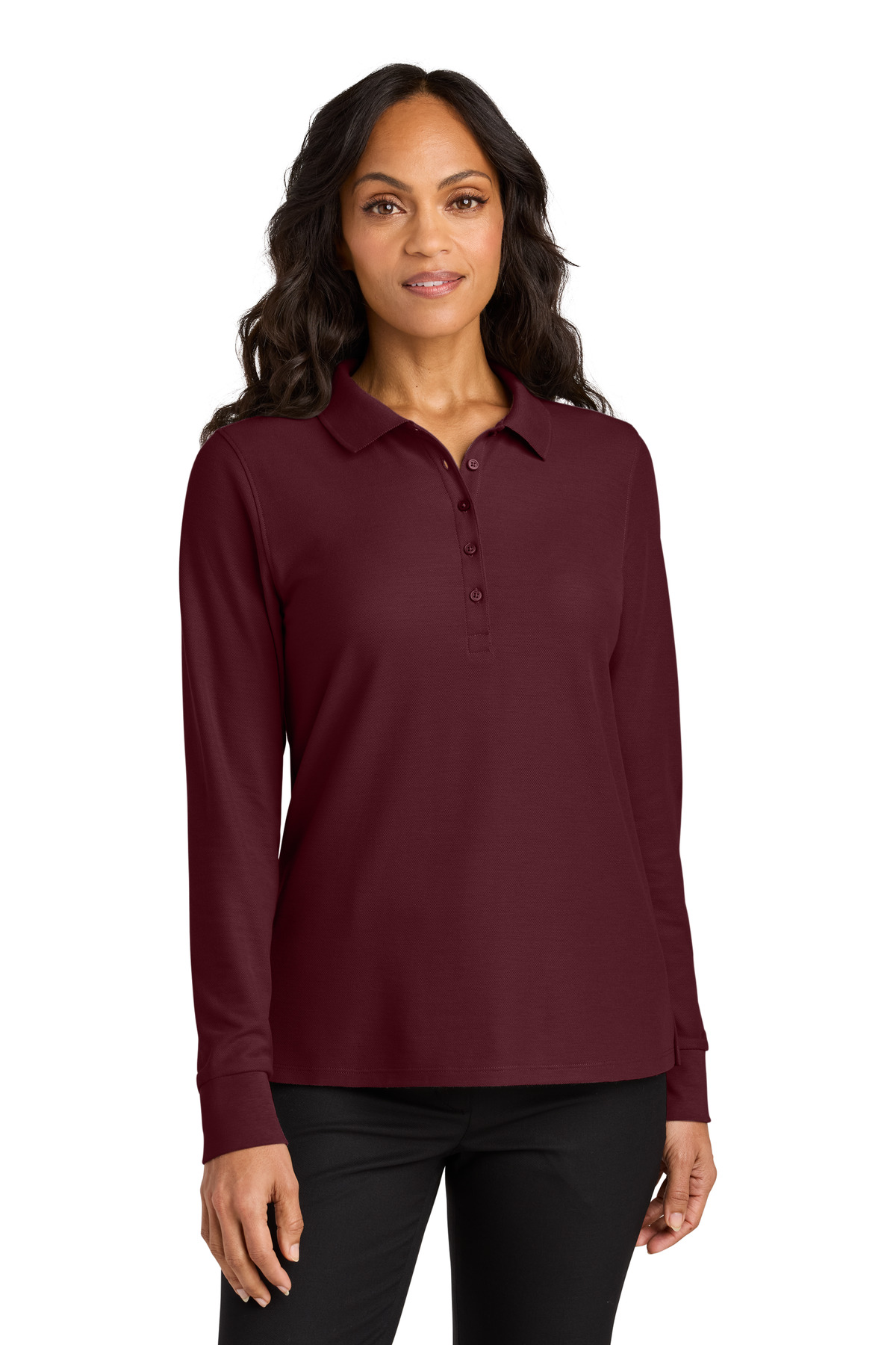 Port Authority Womens Wearever Signature Pique Long Sleeve Polo LK200LS
