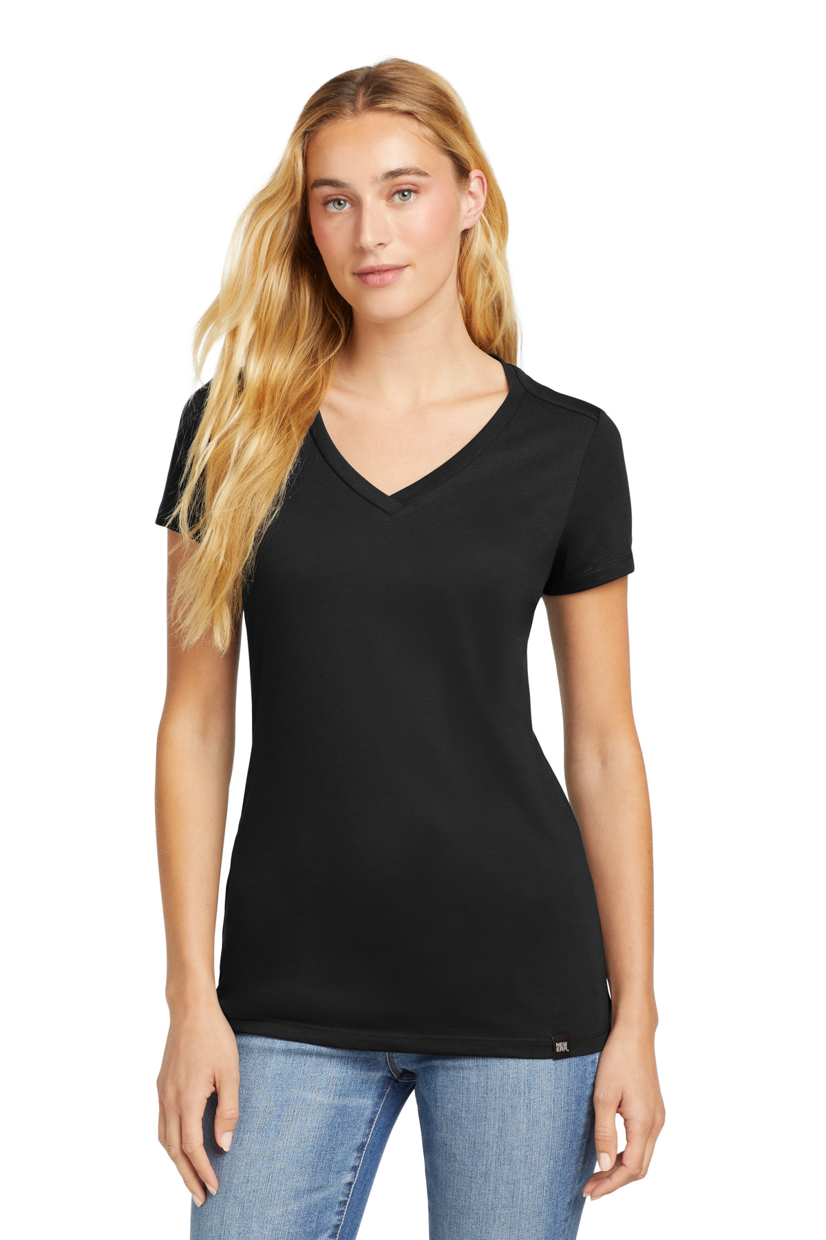 New Era  Womens Heritage Blend V-Neck Tee. LNEA101