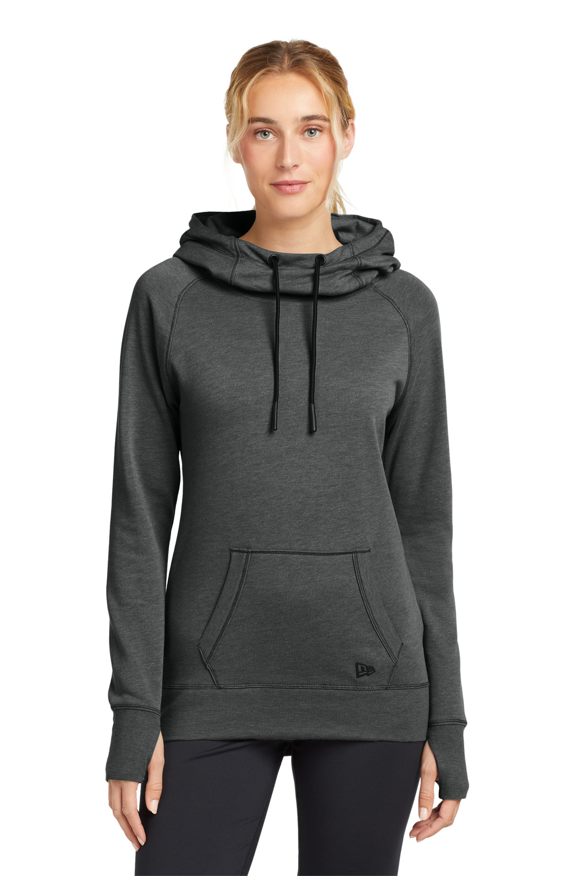 New Era  Womens Tri-Blend Fleece Pullover Hoodie. LNEA510