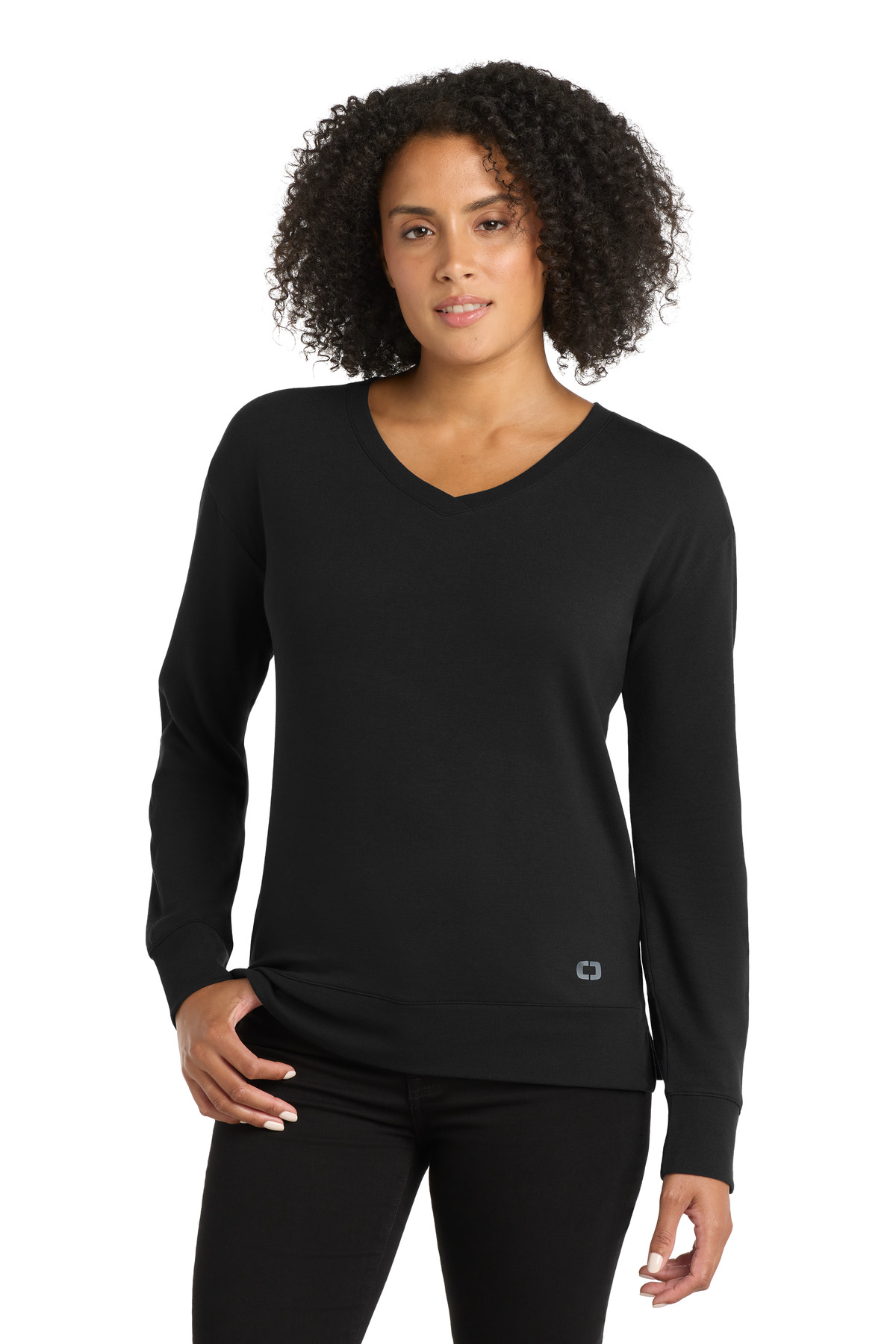 OGIO Womens Luuma Flex Long Sleeve V-Neck LOG825