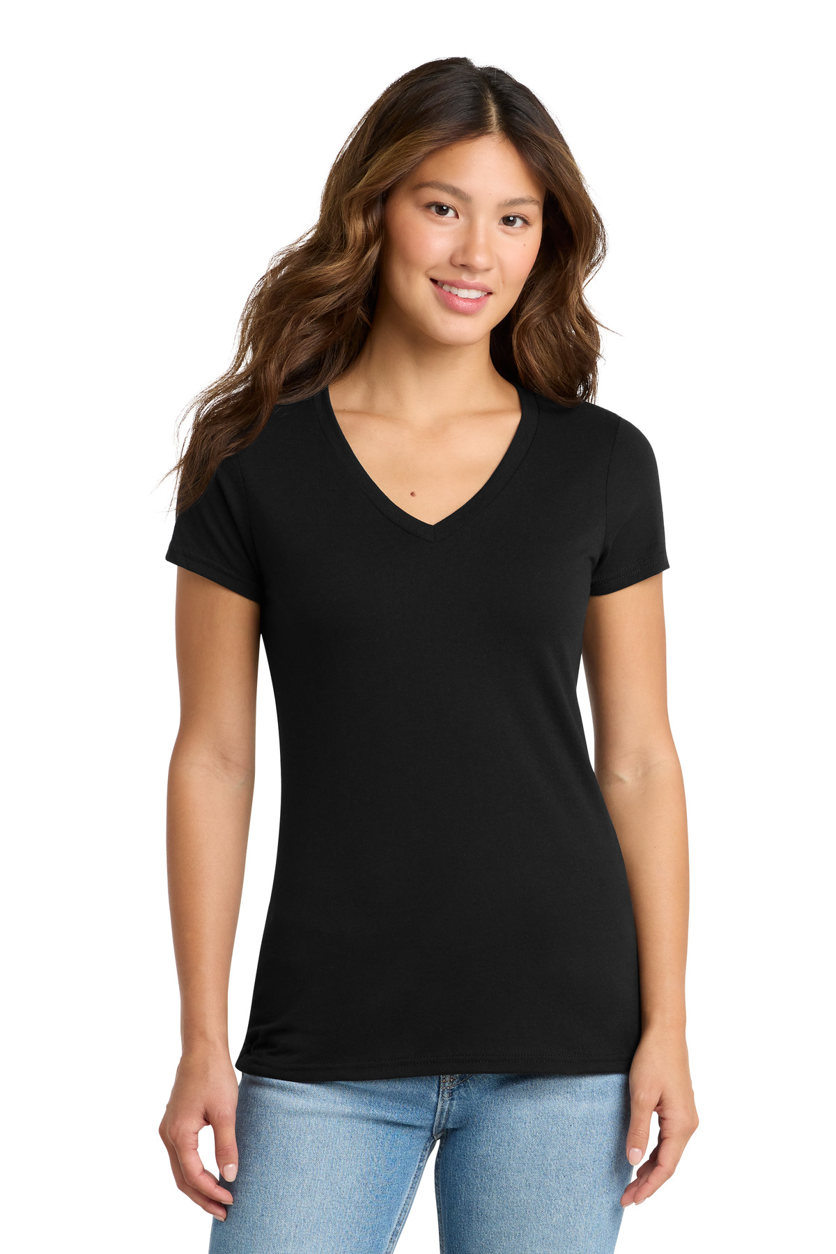 Port & Co Womens Tri-Blend V-Neck Tee. LPC330V