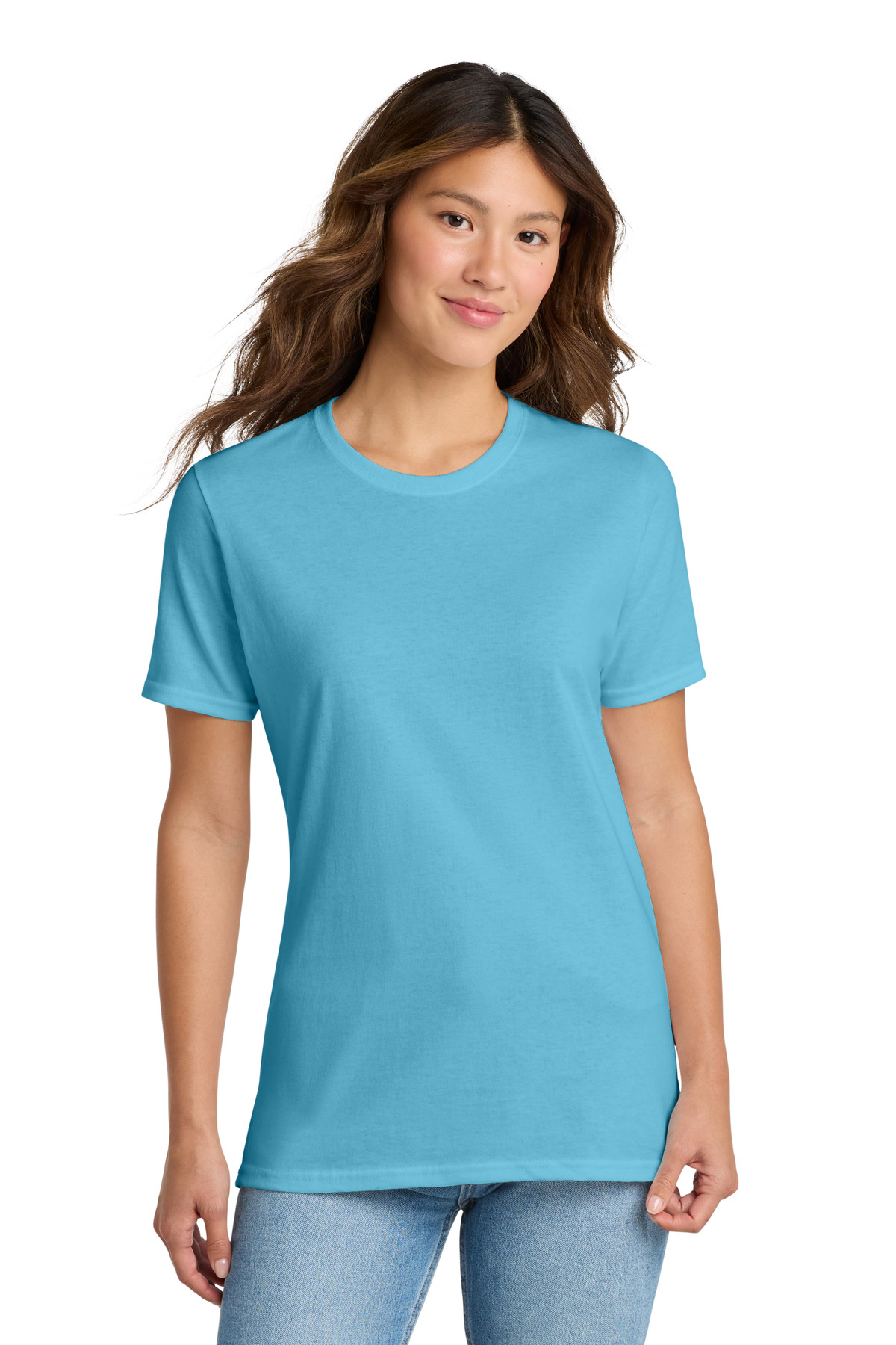 Port & Co Womens Core Cotton Tee. LPC54