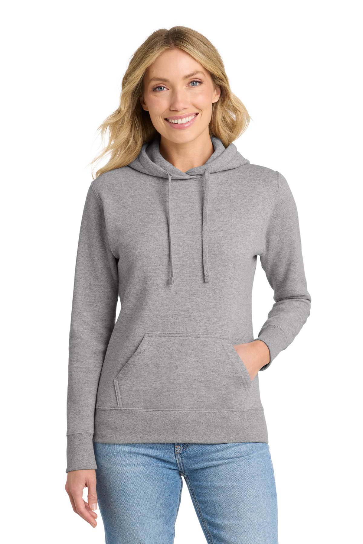 Port & Co Womens Core Fleece Pullover Hooded Sweatshirt LPC78H