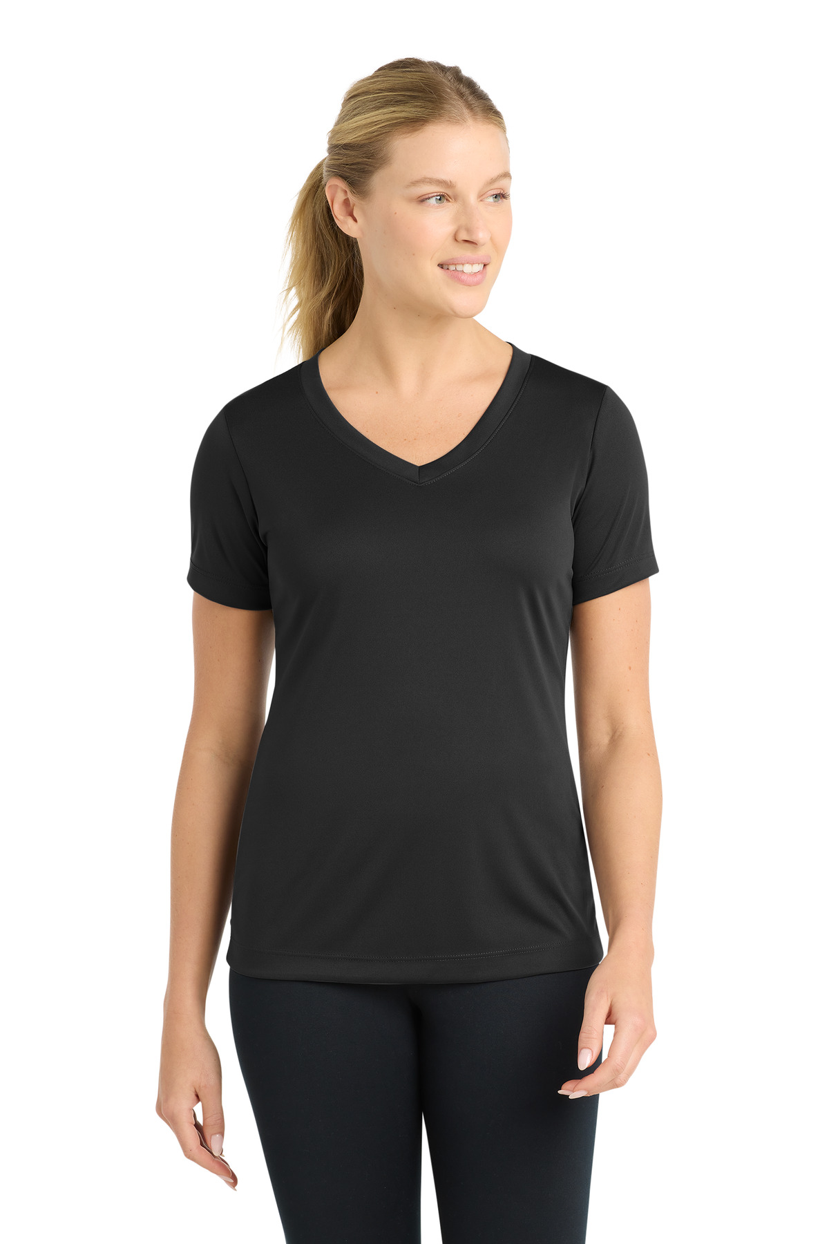Sport-Tek Womens PosiCharge Competitor V-Neck Tee. LST353