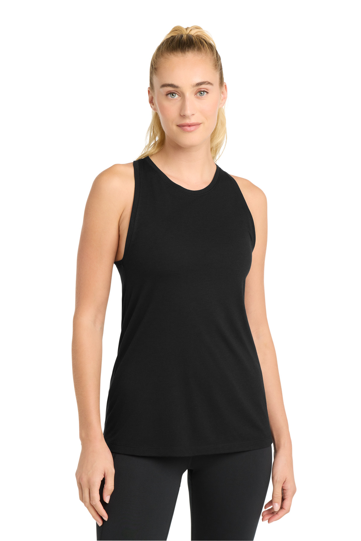 Sport-Tek  Womens PosiCharge  Tri-Blend Wicking Tank. LST402