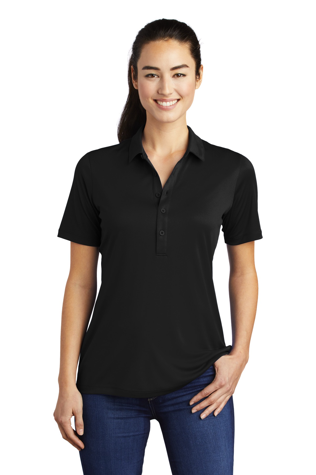 Sport-Tek Womens Posi-UV  Pro Polo.  LST520