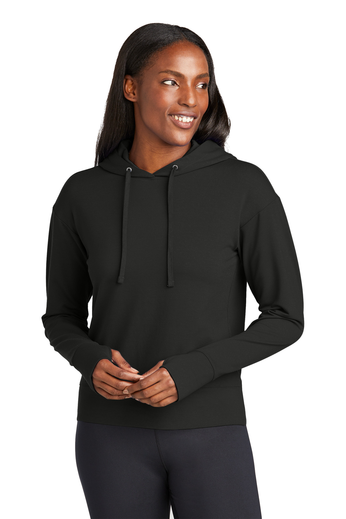 Sport-Tek Womens Sport-Wick Flex Fleece Pullover Hoodie LST562