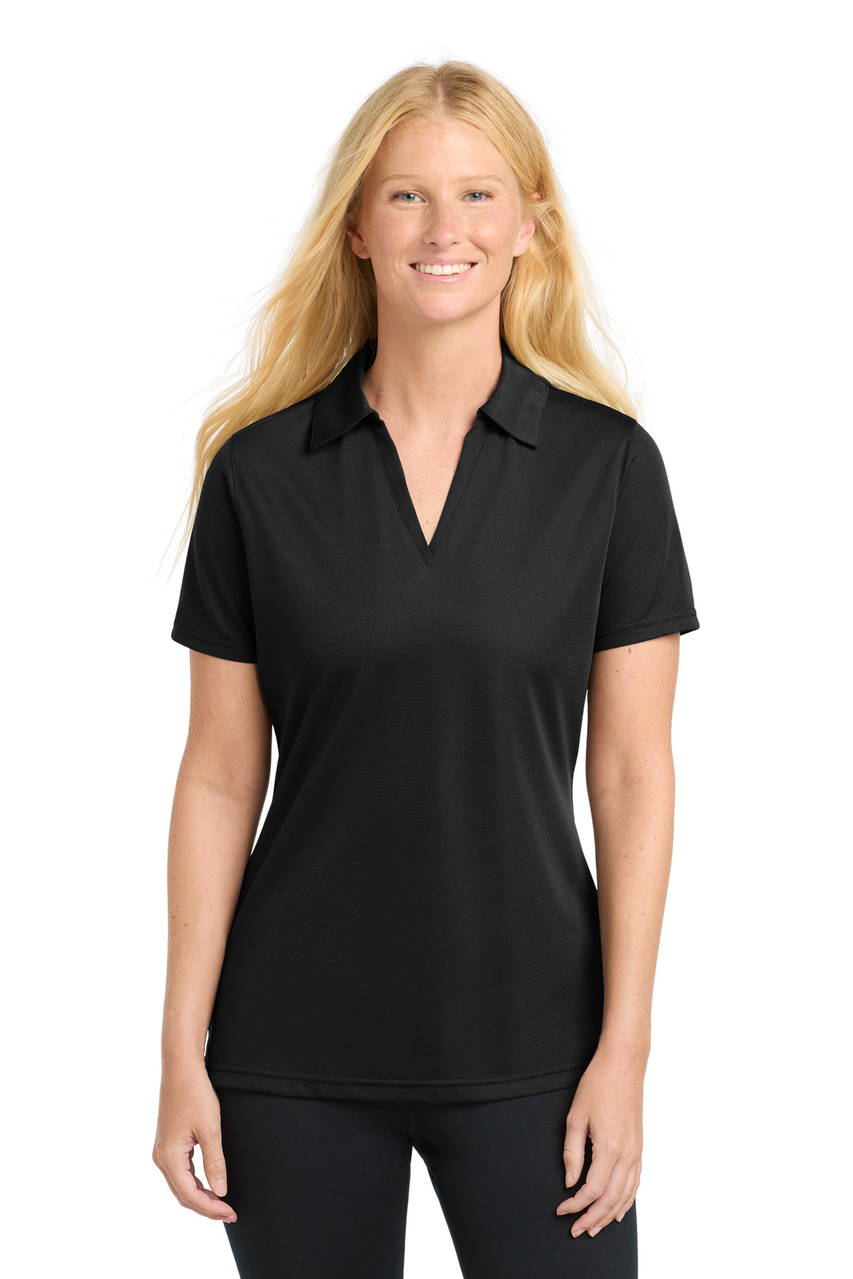 Sport-Tek Womens PosiCharge Active Textured Polo. LST690