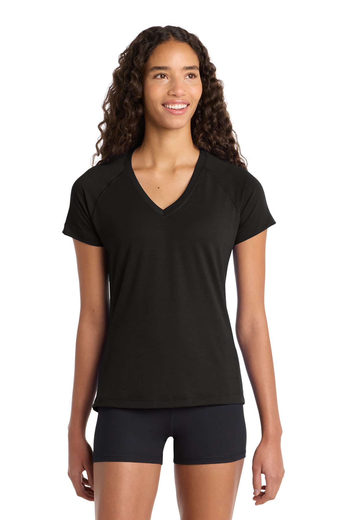 Sport-Tek Womens Ultimate Performance V-Neck. LST700