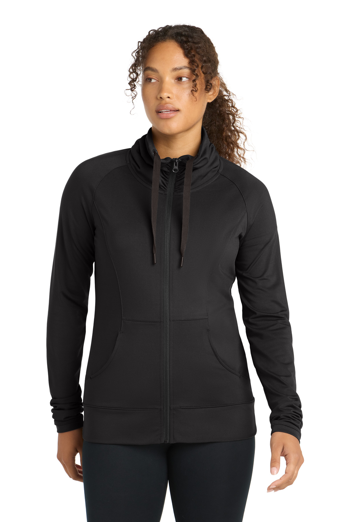 Sport-Tek Womens Sport-Wick Stretch Full-Zip Jacket. LST852