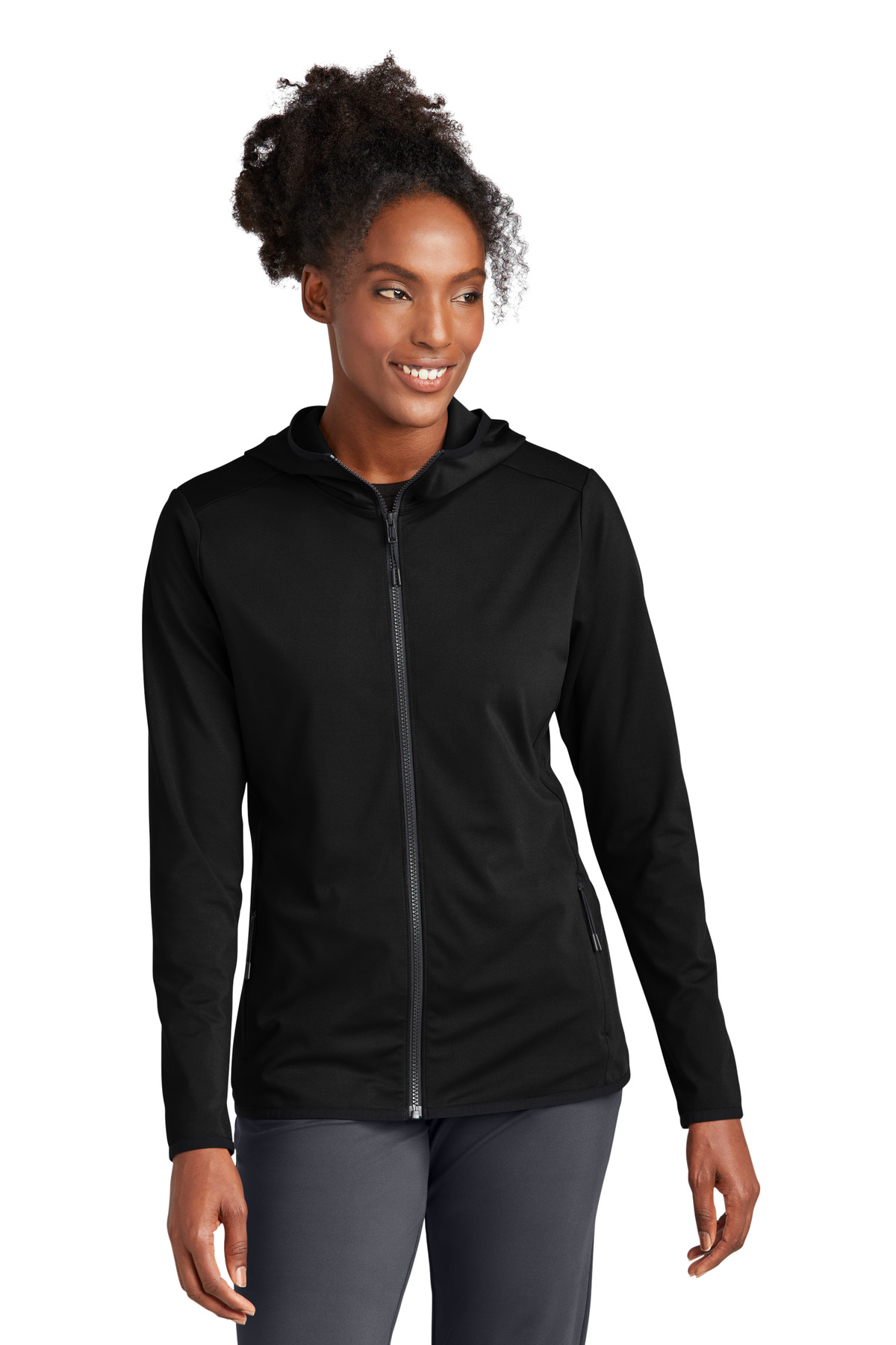 Sport-Tek Womens Circuit Hooded Full-Zip LST870