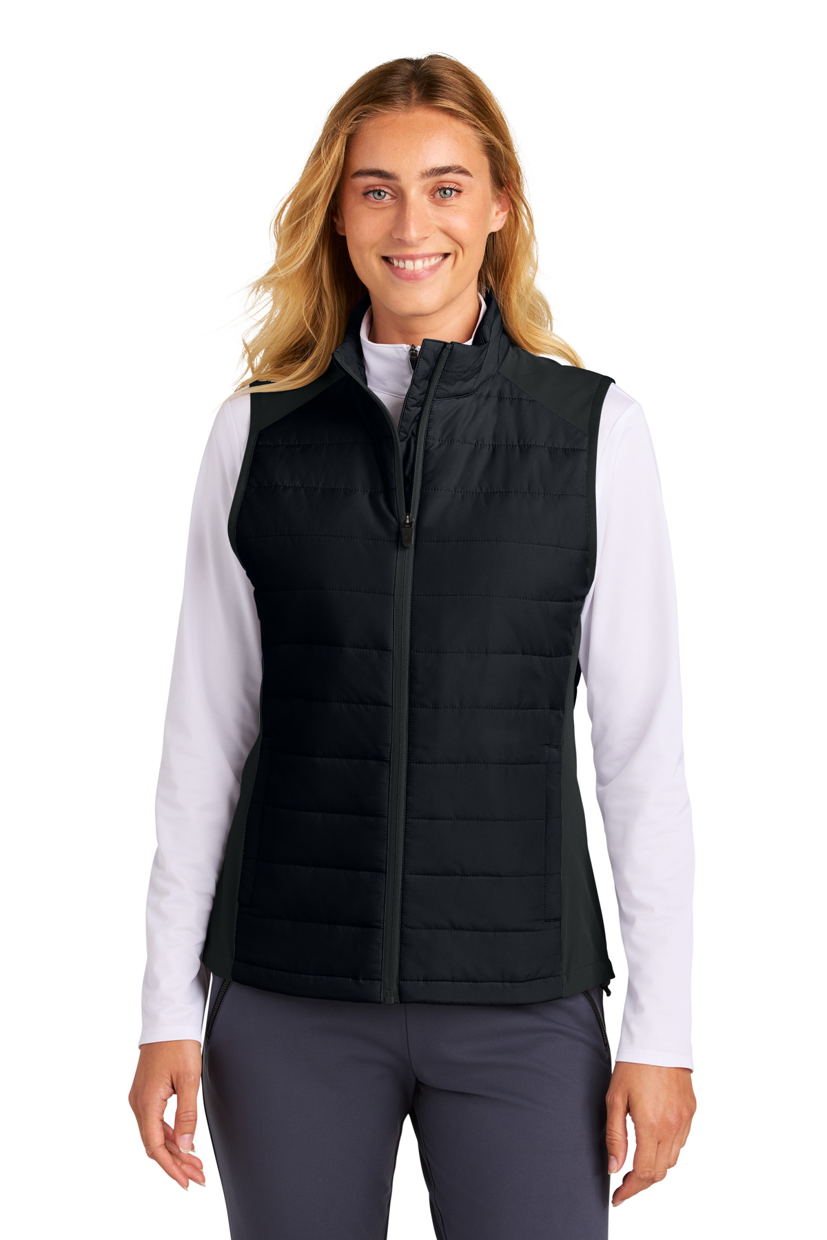 Sport-Tek Womens Teknical Hybrid Vest LST941