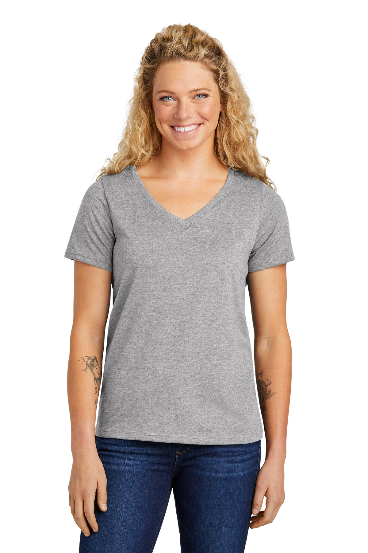 Volunteer Knitwear Womens Daily V-Neck Tee LVL45V