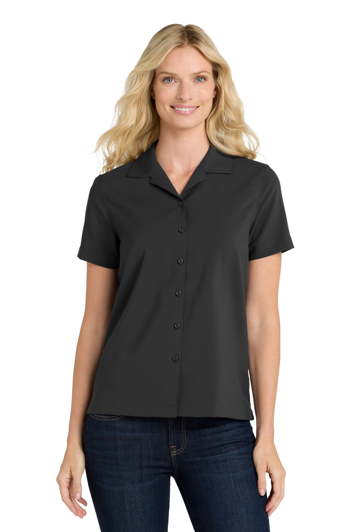 Port Authority Womens Short Sleeve Performance Staff Shirt LW400