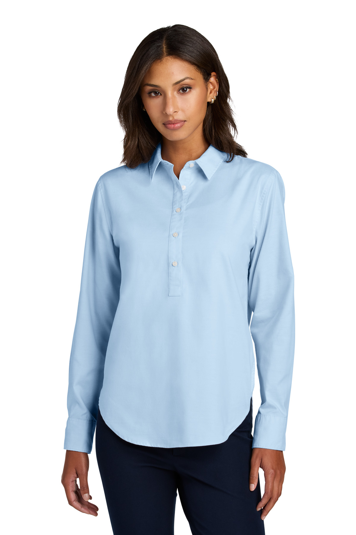 Mercer+Mettle Womens Long Sleeve Modern Oxford Shirt MM2003