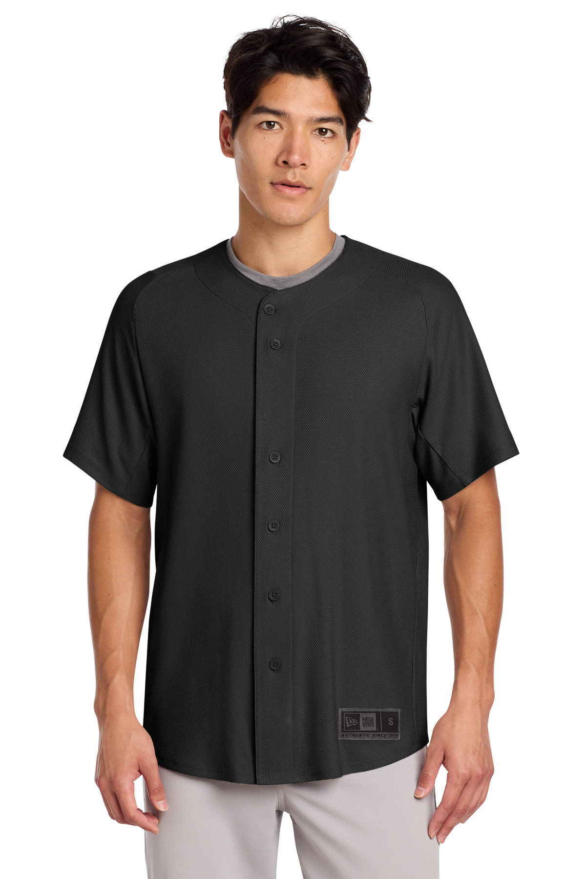 New Era  Diamond Era Full-Button Jersey. NEA220