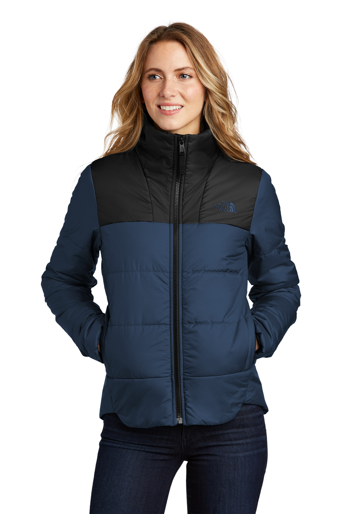 The North Face Womens Chest Logo Everyday Insulated Jacket NF0A7V6K