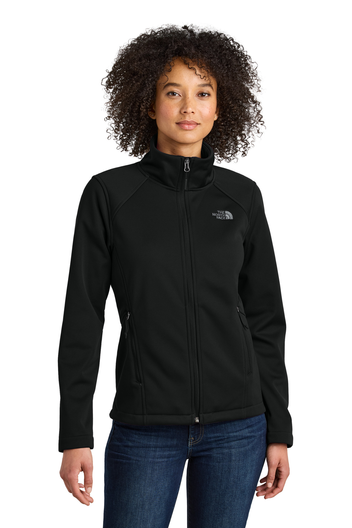 The North Face Womens Chest Logo Ridgewall Soft Shell Jacket NF0A88D4