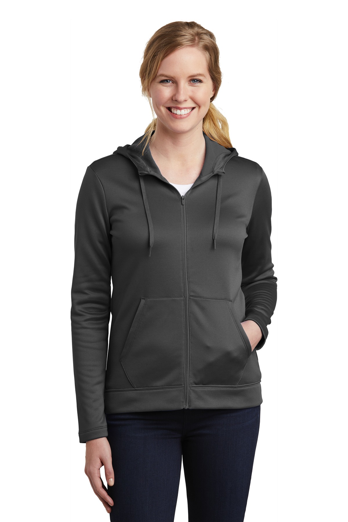 Nike Womens Therma-FIT Full-Zip Fleece Hoodie. NKAH6264