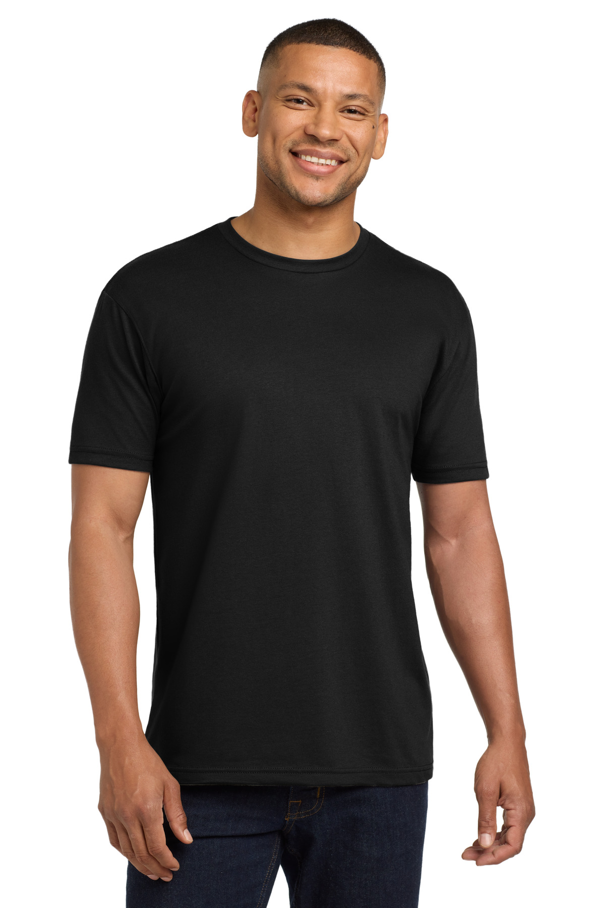 Next Level Apparel  Adult CVC Sueded Tee. NL6410