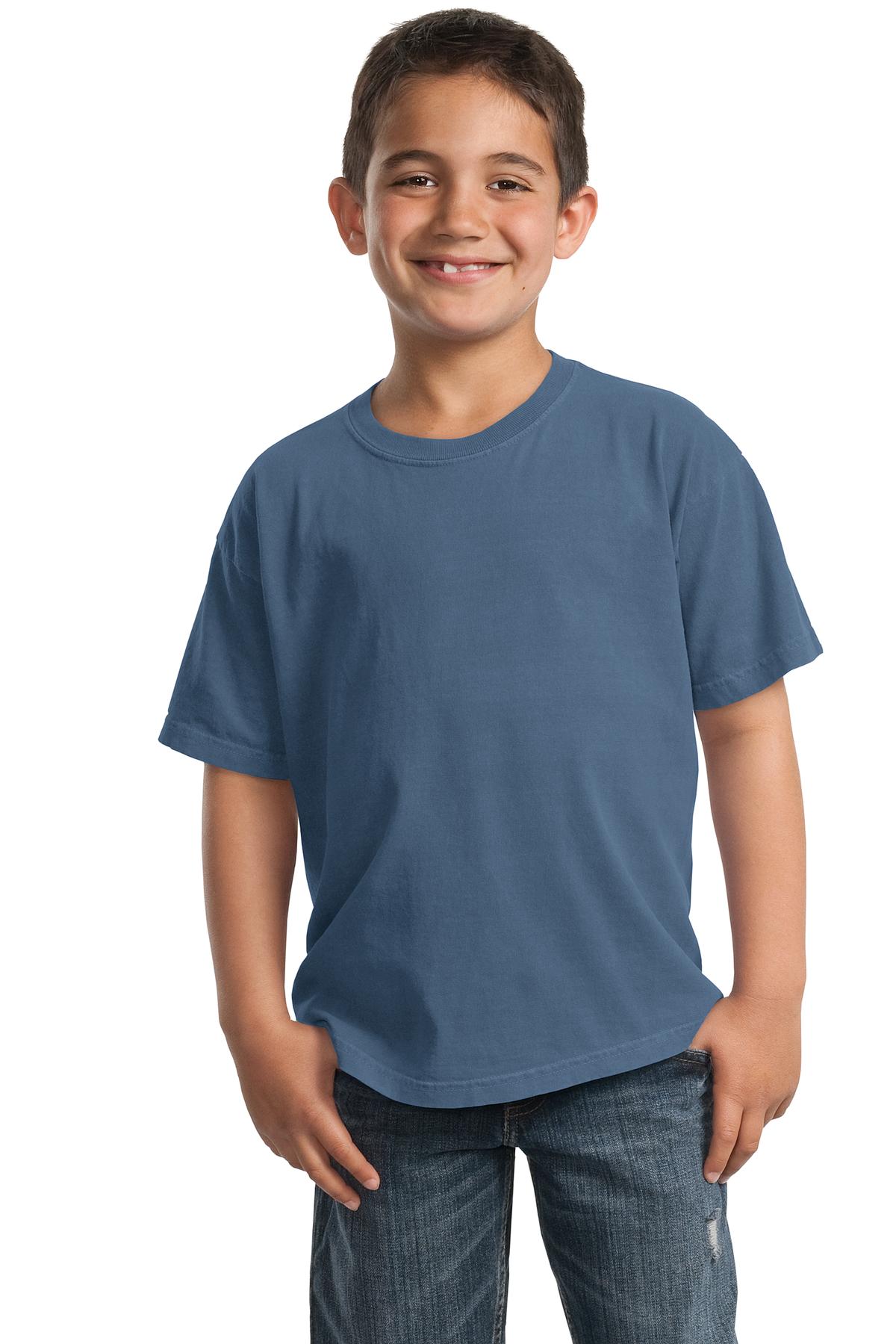 Port & Co Youth Beach Wash Garment-Dyed Tee. PC099Y