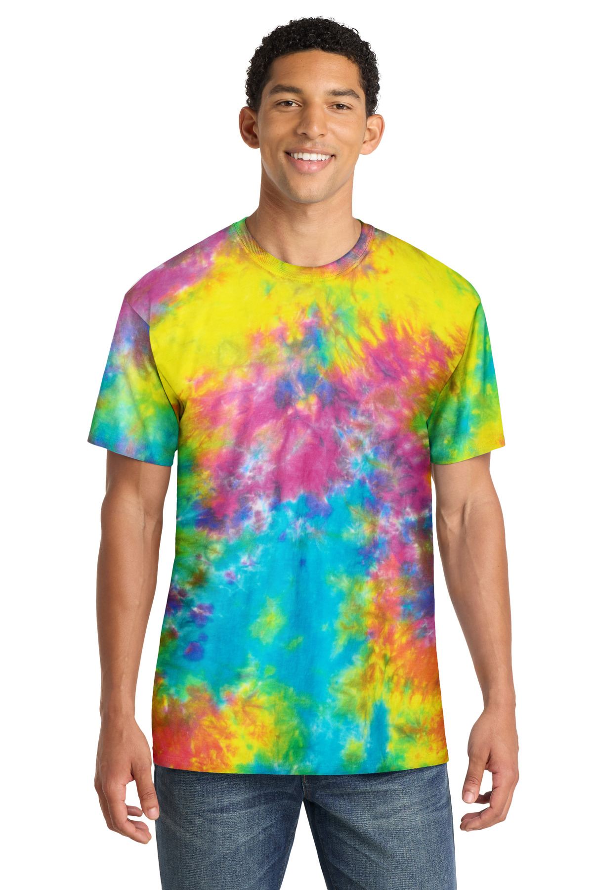 Port & Co Crystal Tie-Dye Tee PC145