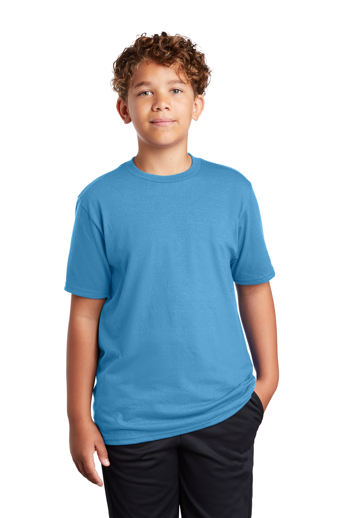 Port & Co Youth Performance Blend Tee. PC381Y