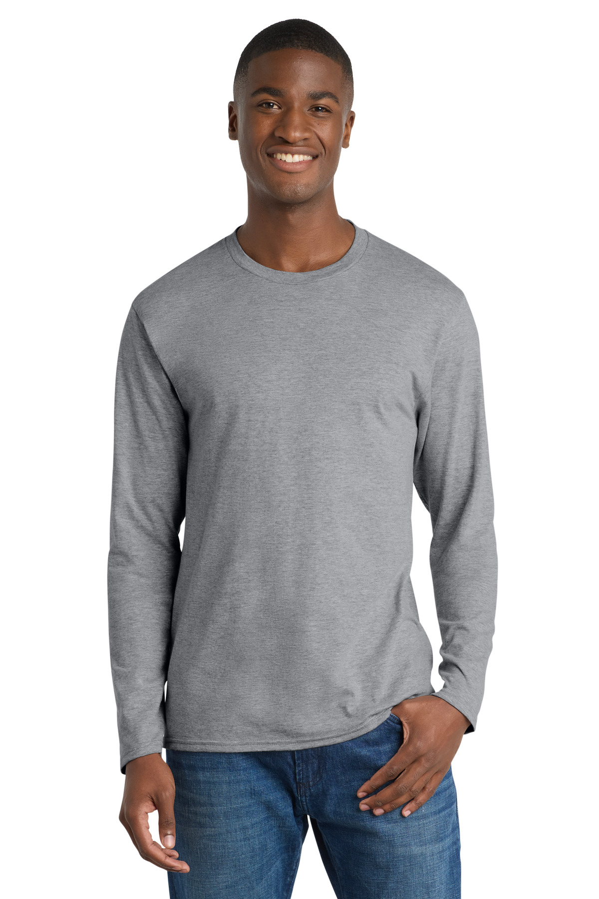 Port & Co Long Sleeve Fan Favorite Tee. PC450LS