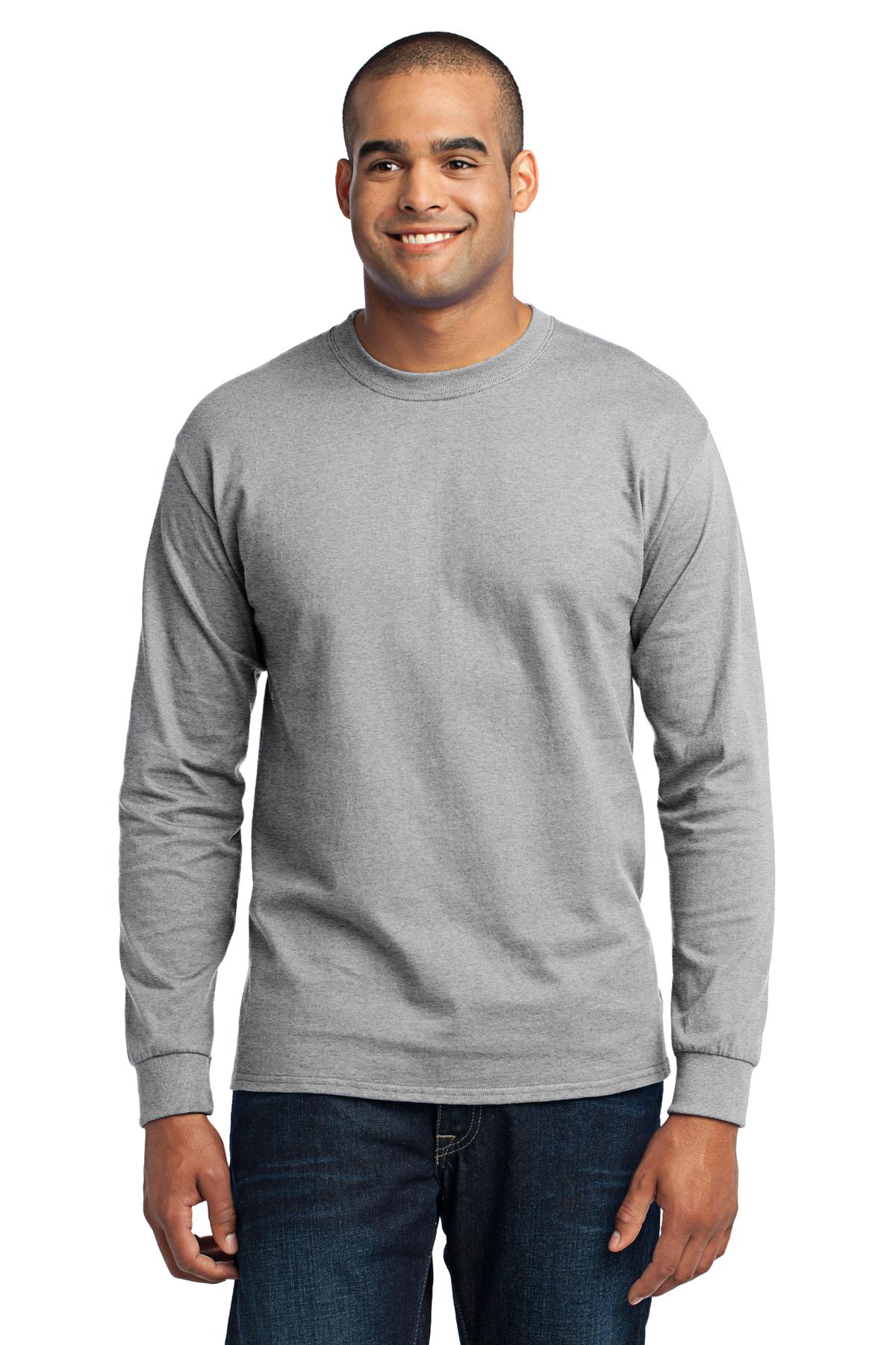 Port & Co Long Sleeve Core Blend Tee. PC55LS