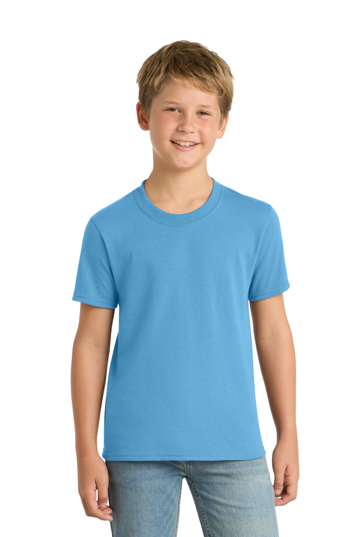 Port & Co Youth Core Blend Tee.  PC55Y