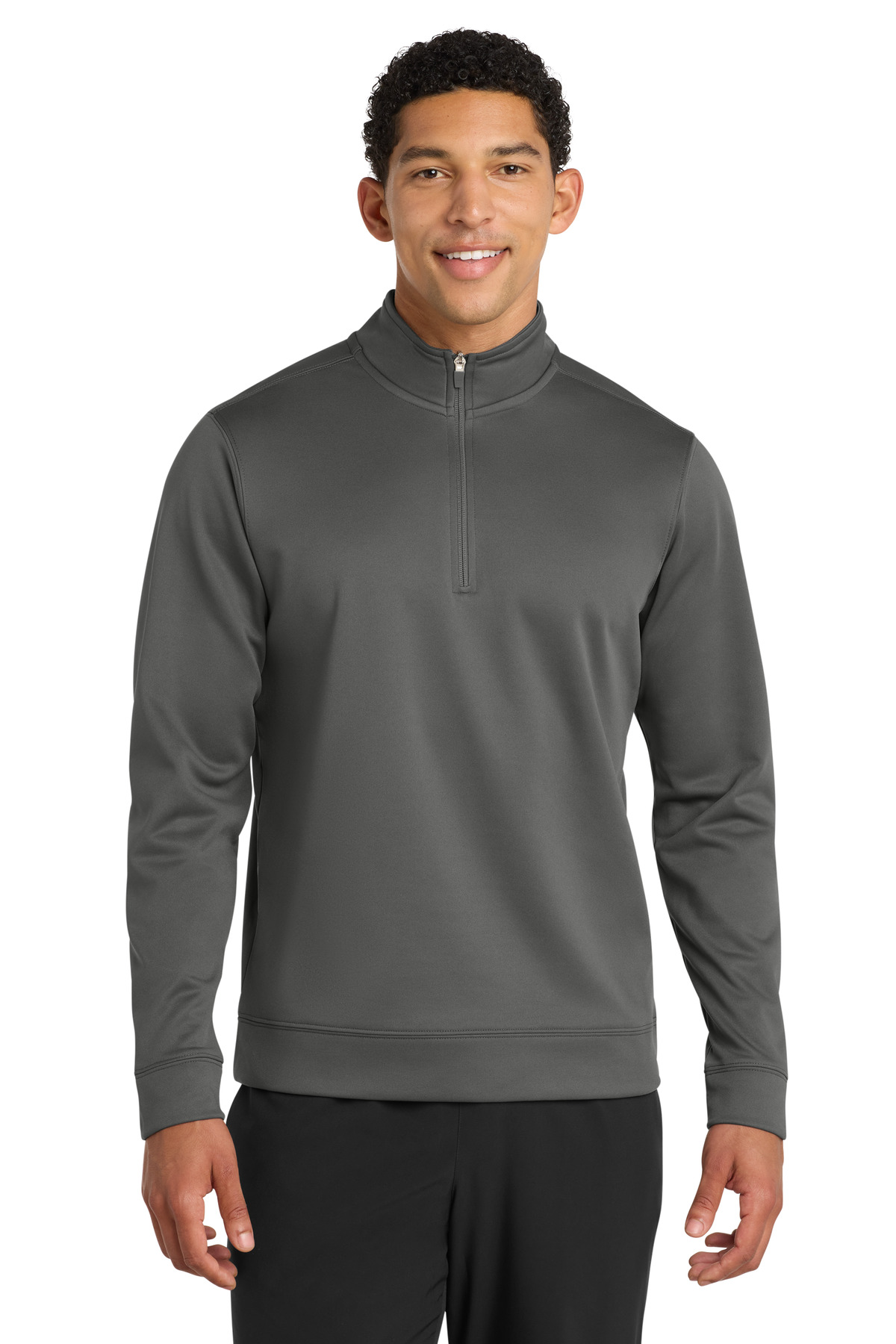 Port & Co Performance Fleece 1/4-Zip Pullover Sweatshirt. PC590Q