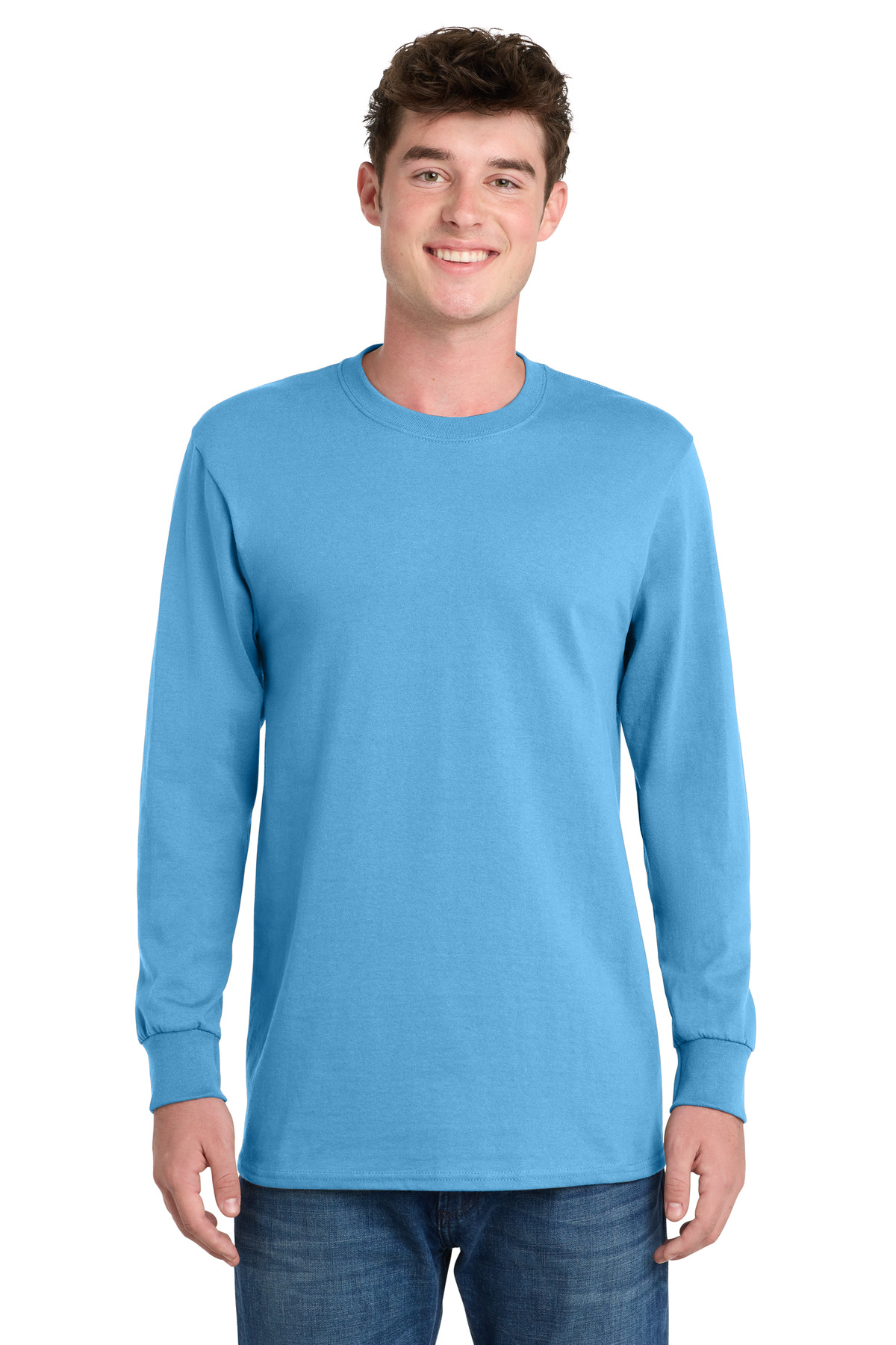 Port & Co Tall Long Sleeve Essential Tee. PC61LST